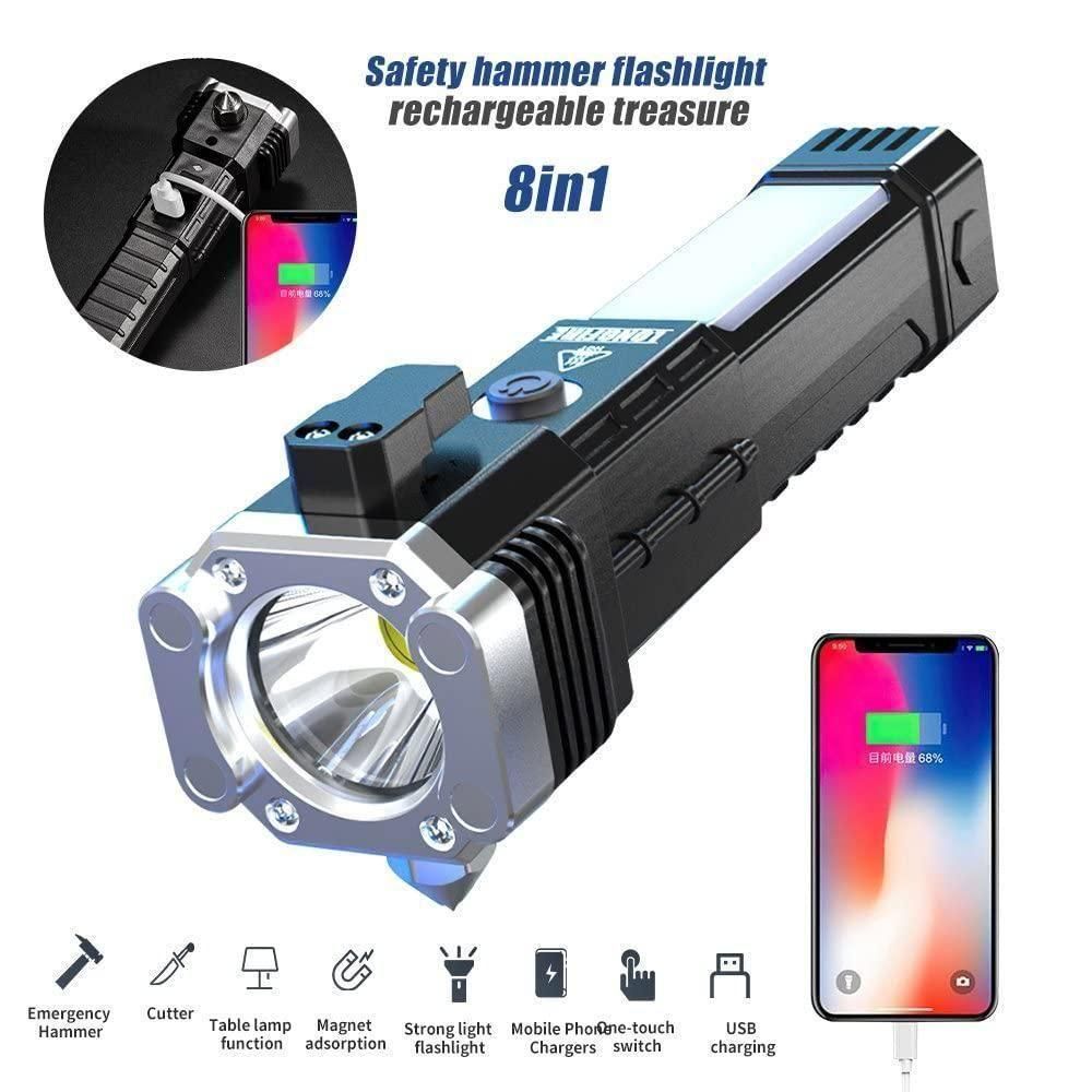 Portable Torch - LED Flashlight (rechargeable)