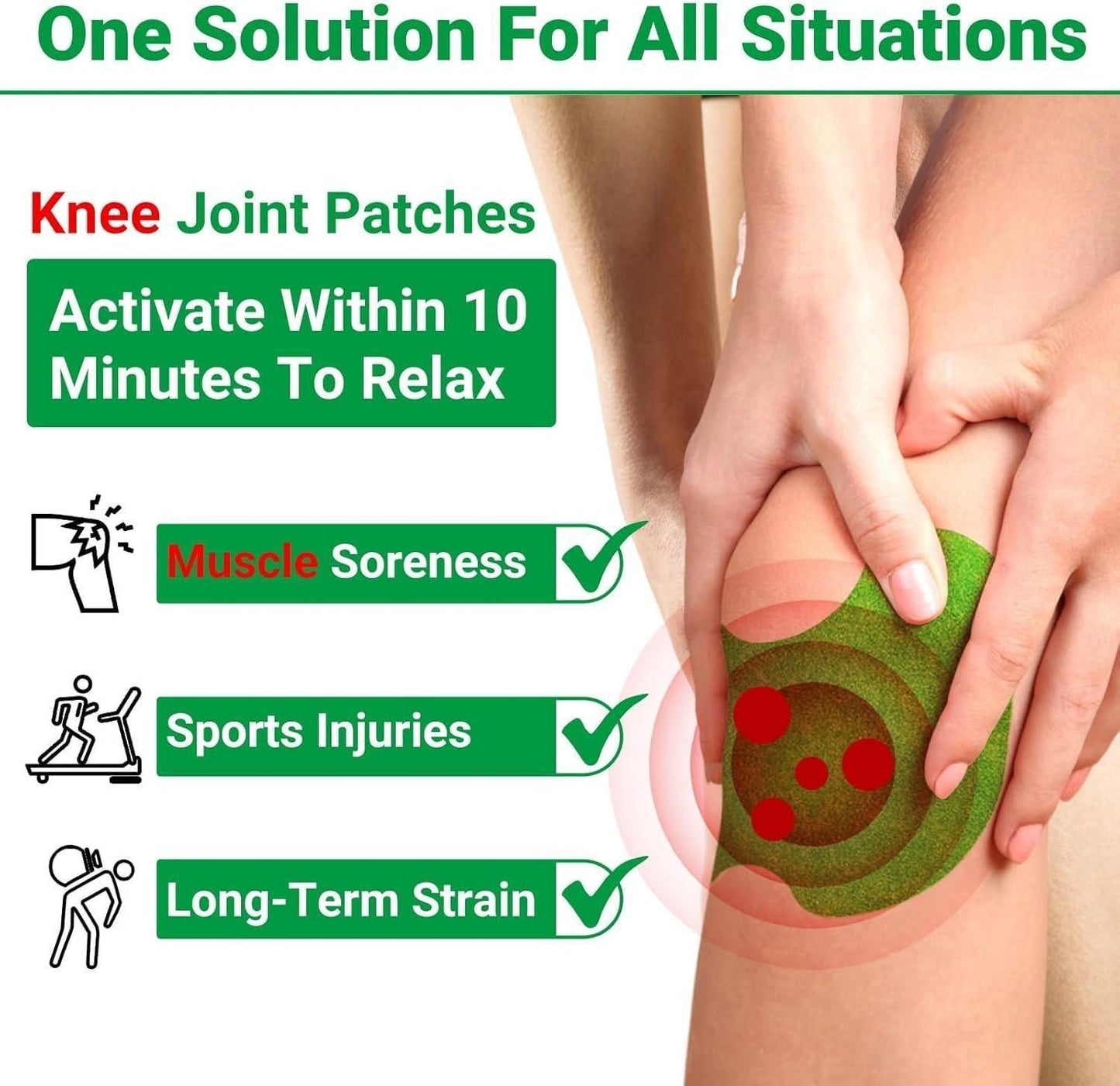 Knee Pain Relief Heat Patches
