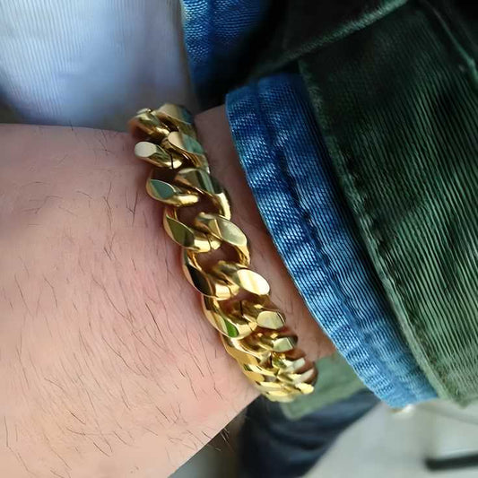 Bracelet for Men - Gold look