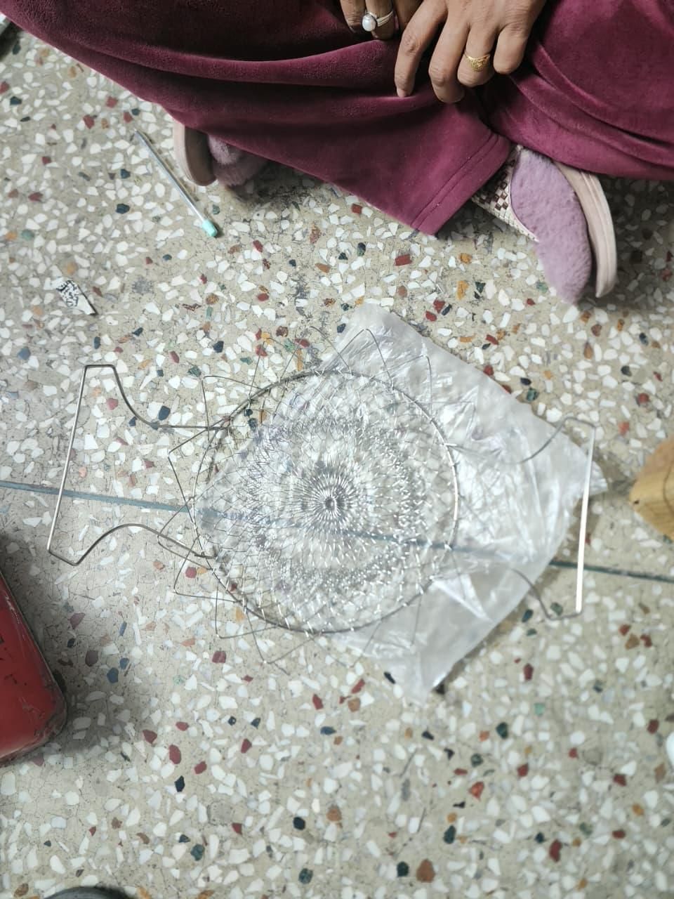 Frying Pan Basket holder