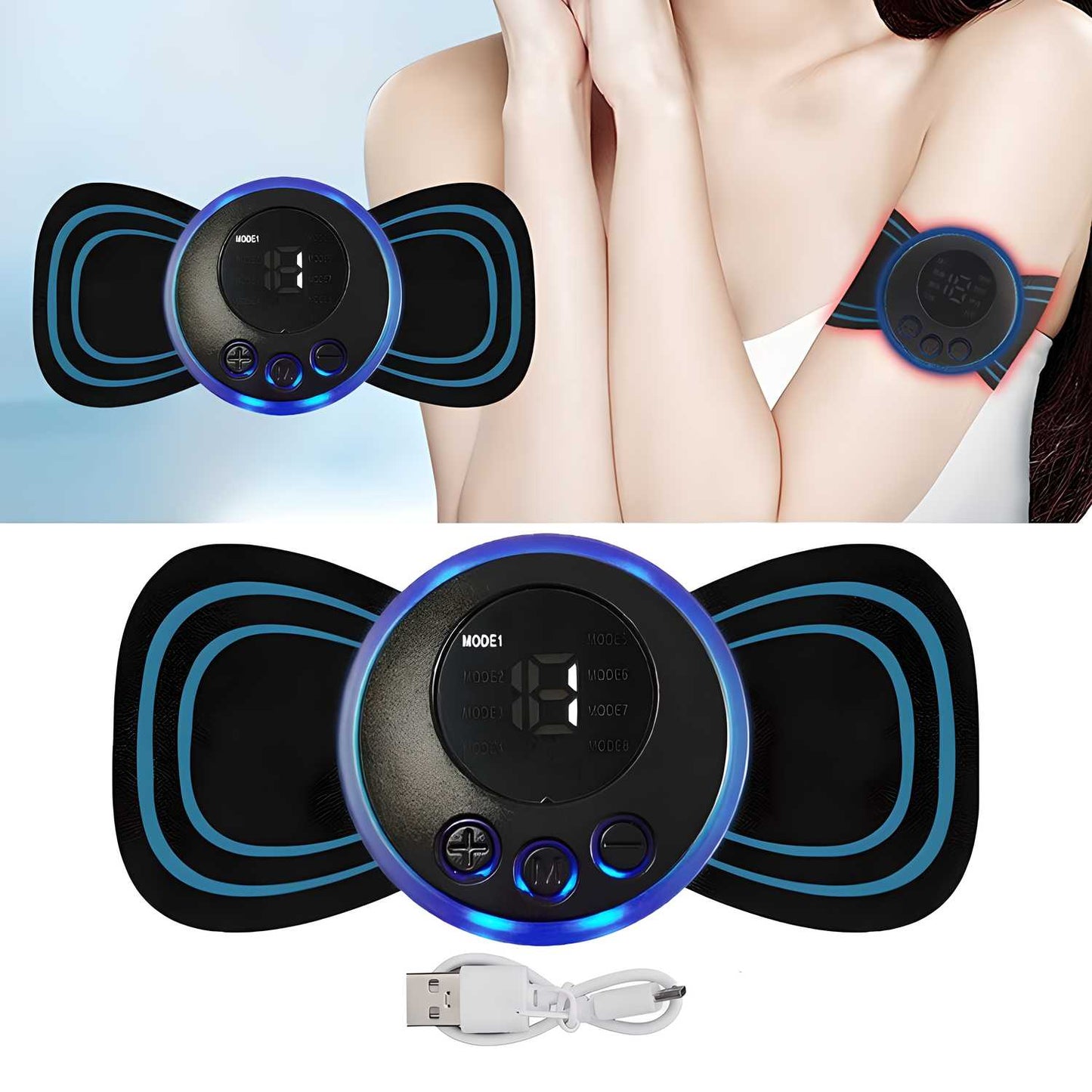 Mini Massager with 8 Modes for Pain relief